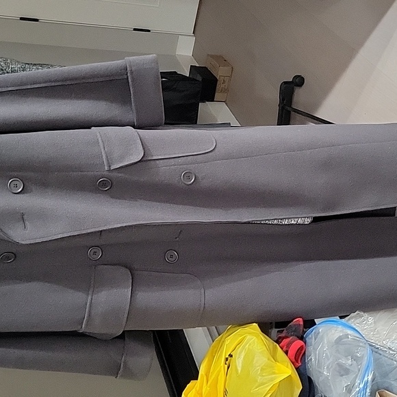 NWT Max Studio Long Coat in Gray - Picture 2 of 7